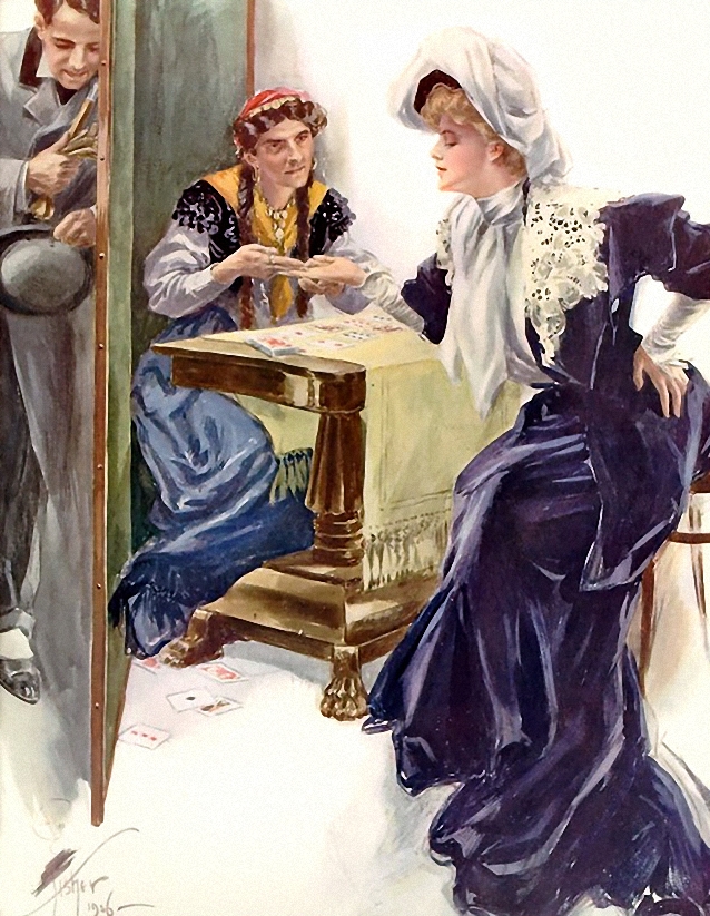 Fortune Teller by Harrison Fisher